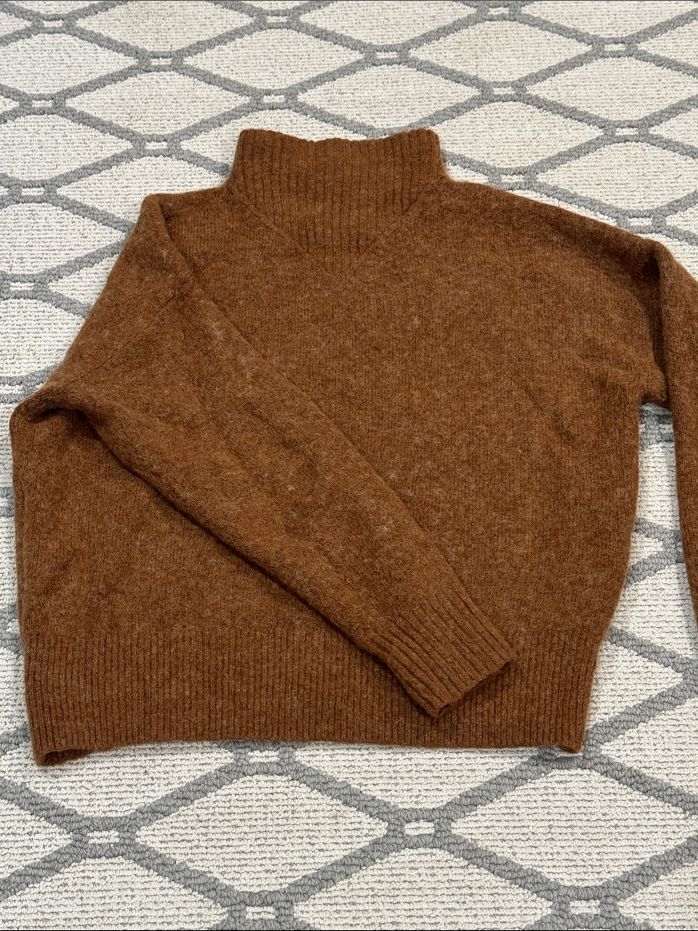 Madewell Men's Chestnut Turtleneck Sweater
